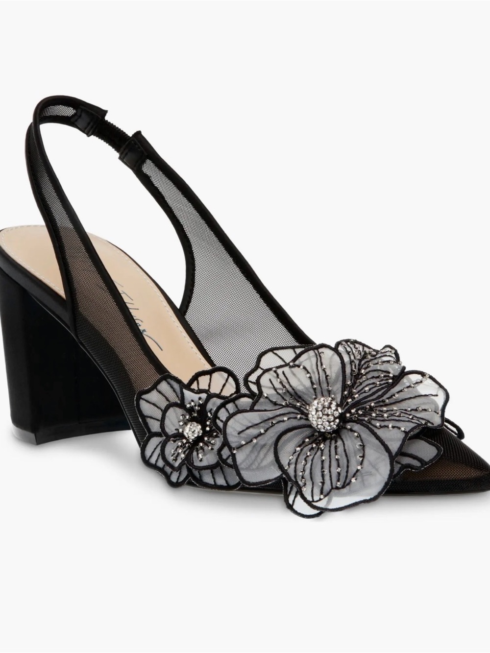 Betsey Johnson Petra Slingback Pointed Toe Pump